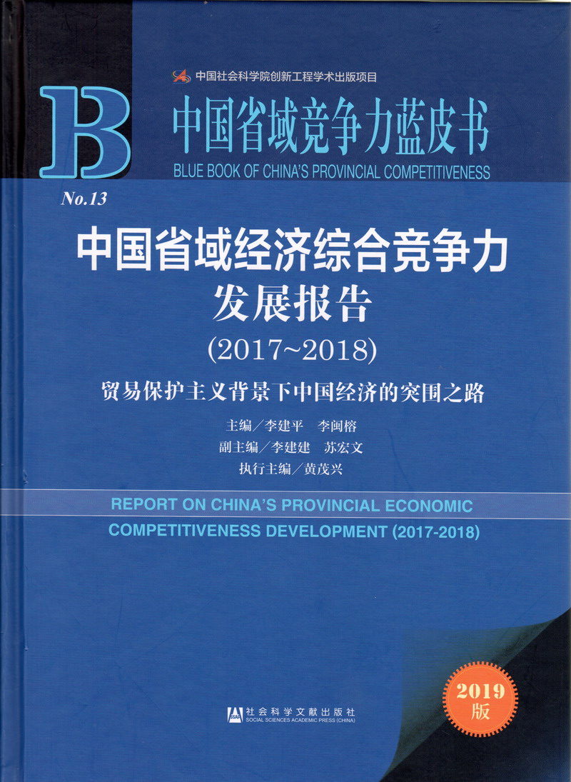 大鸡巴操逼视频多男操一女中国省域经济综合竞争力发展报告（2017-2018）